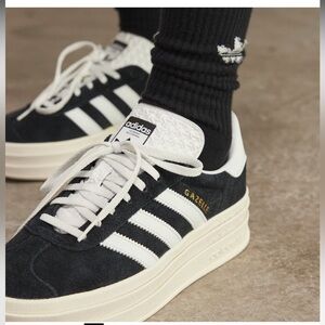 Adidas Gazelle Black and White